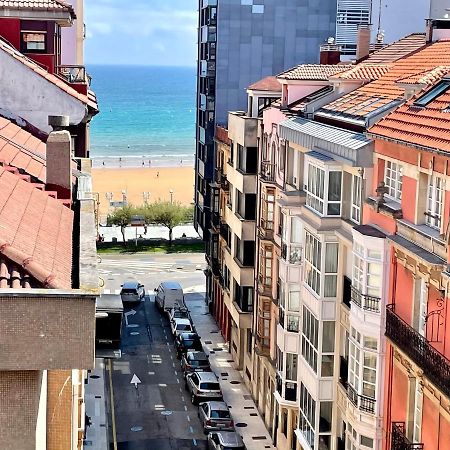 Atico Marques Vistas Al Mar - Garaje Opcional Apartment Gijon Exterior photo